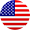 circular image of usa flag